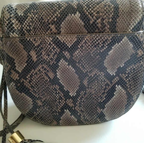 G.I.L.I  Black Python Saddle Bag - Picture 7 of 7